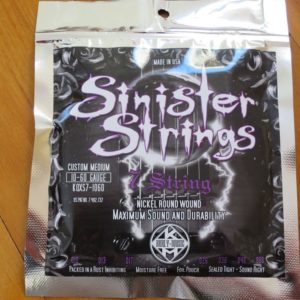 Kerly Music – Sinister 7 Nickel Strings Custom MED 10-60